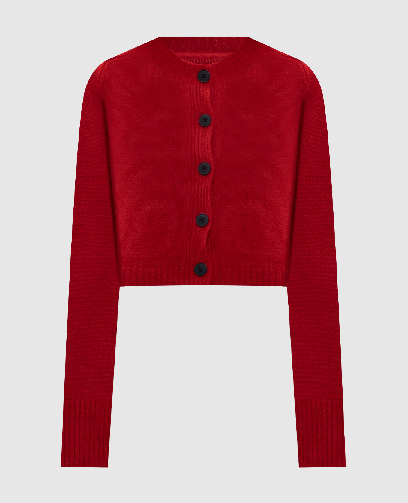 

Red ZEPHIR short cashmere cardigan Lou Lou Studio, Красный