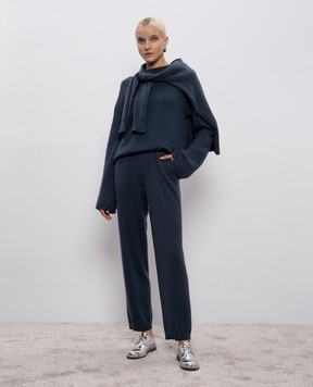 LISA YANG Kristy blue cashmere sweater 2025339
