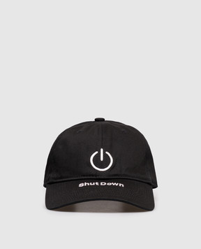 Vetements Black Shut Down Cap UH76CA790B