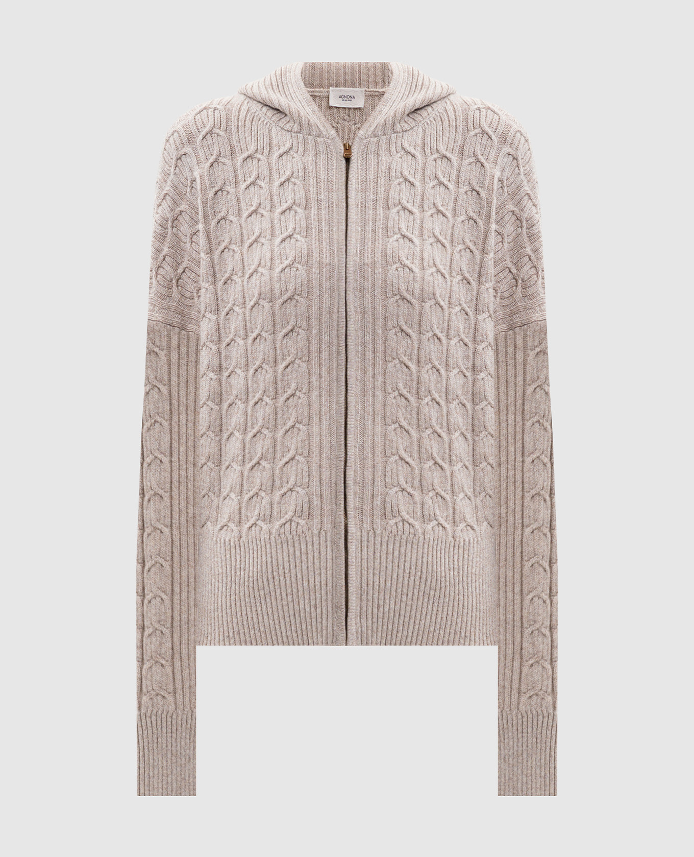 

Beige cashmere sports jacket Agnona