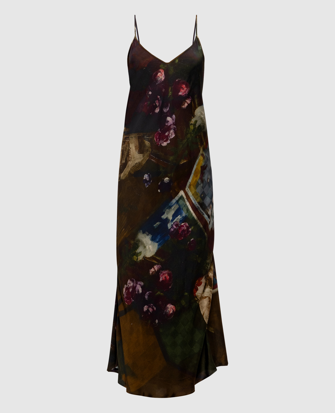 Abstract print dress Masnada