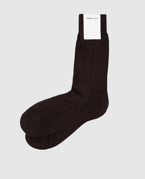 RiminiVeste Punto brown socks with wool WN8011EMINENCE