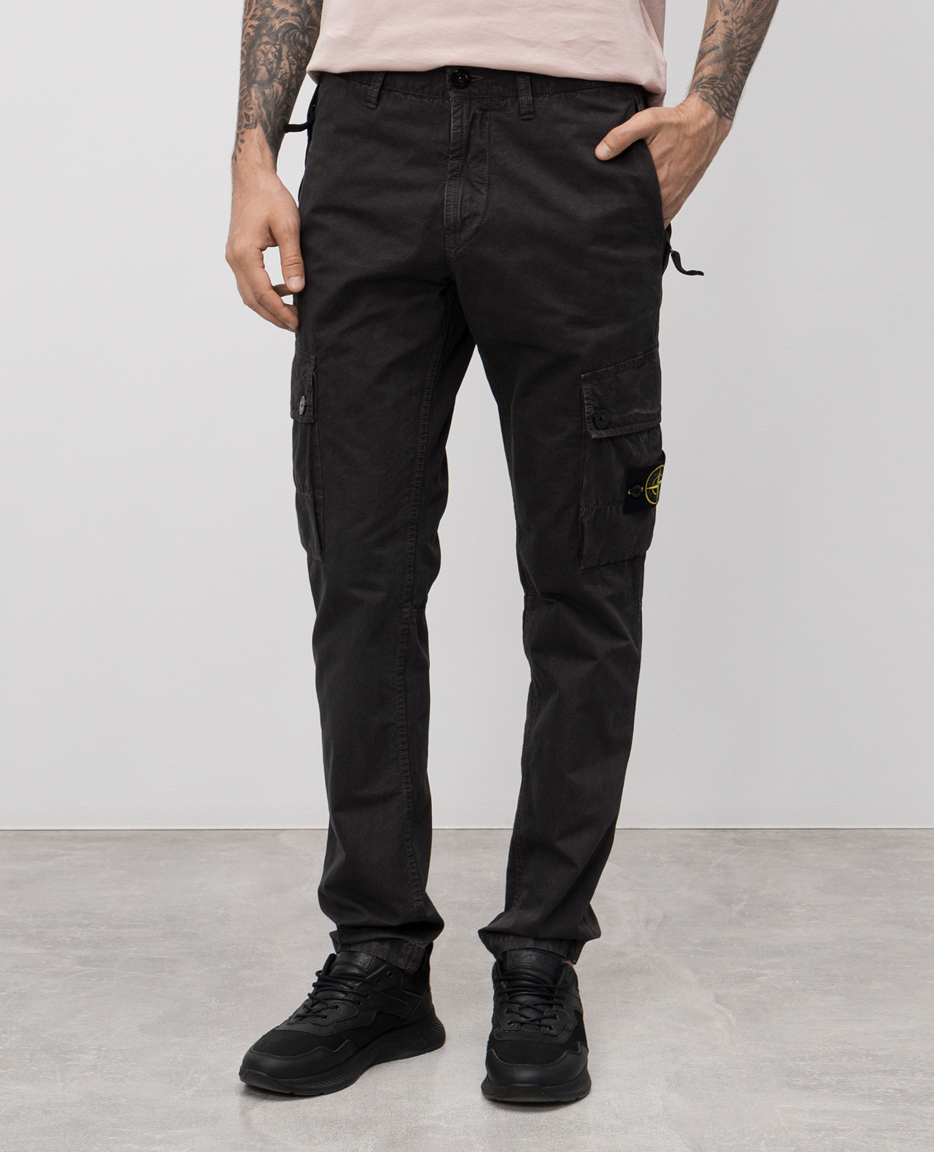 

Gray cargo with logo patch Stone Island, Grey
