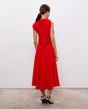 PROENZA SCHOULER Rue red midi dress R2543032BY290