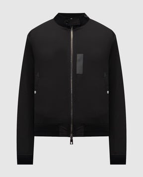 Dolce&Gabbana Black down jacket with logo G9BRATFUSN0