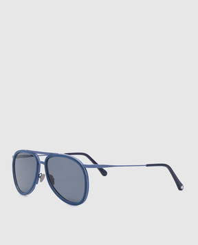 Vilebrequin Shelter Vol2nuit blue aviator sunglasses V2NA6108
