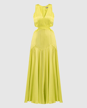 Twinset Green maxi dress with cutouts 241TT2160