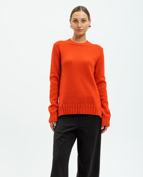 Jil Sander Red sweater with wool and silk J40GP0161J14730