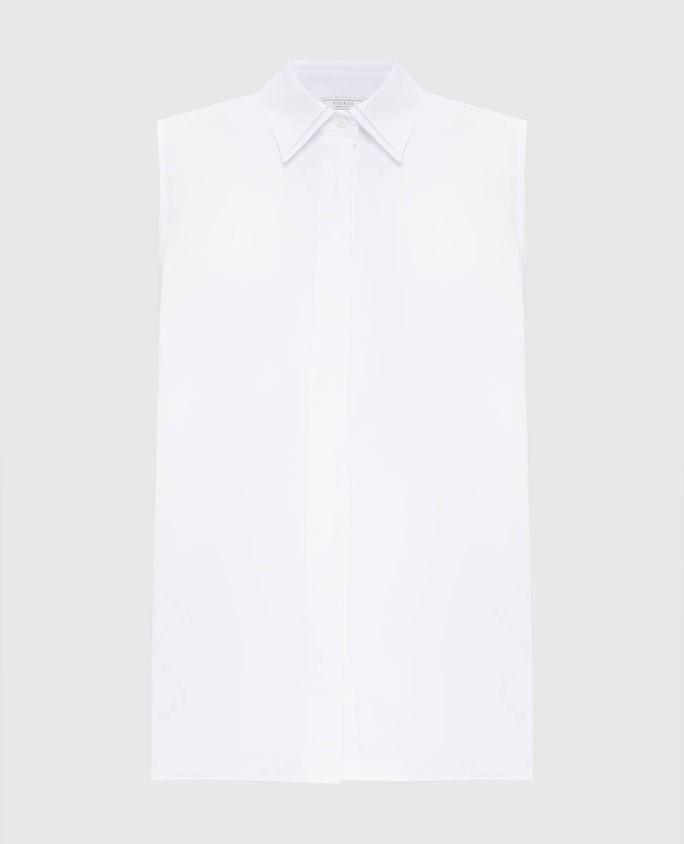 White sleeveless shirt Peserico