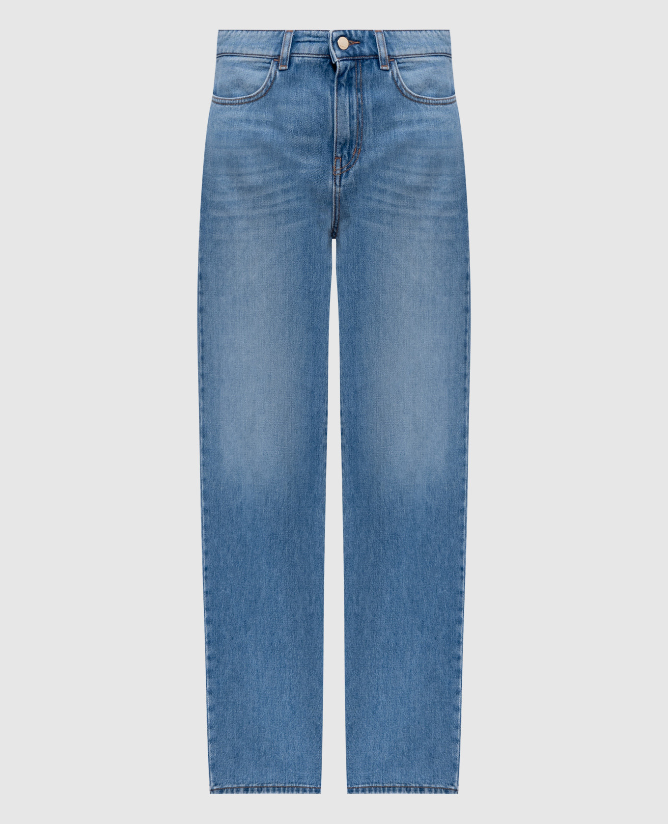 

ZAGARA blue boyfriend jeans with a worn effect Max Mara, Light blue