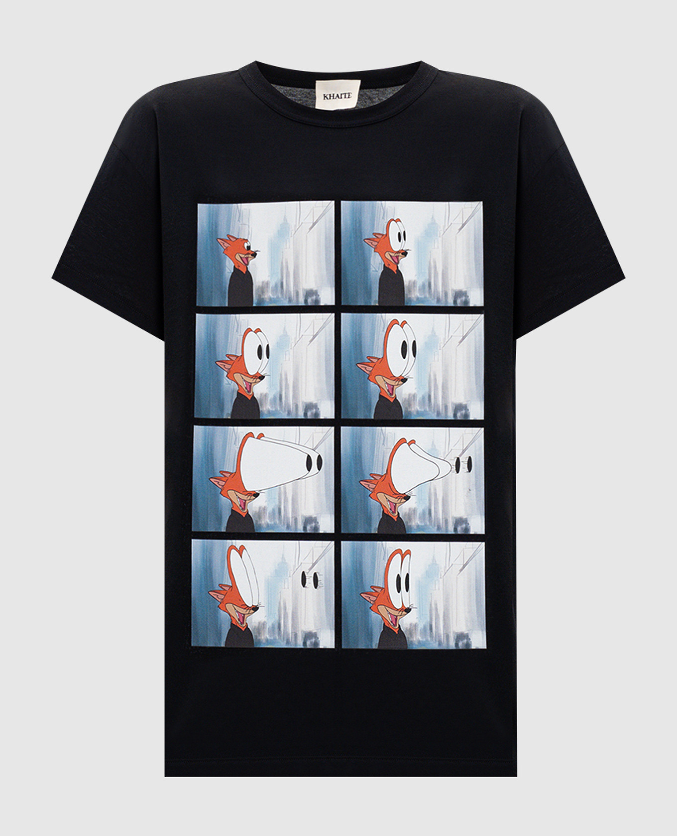 Maeve black printed t-shirt Khaite
