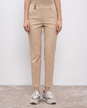 Peserico Beige pants P04718J001953