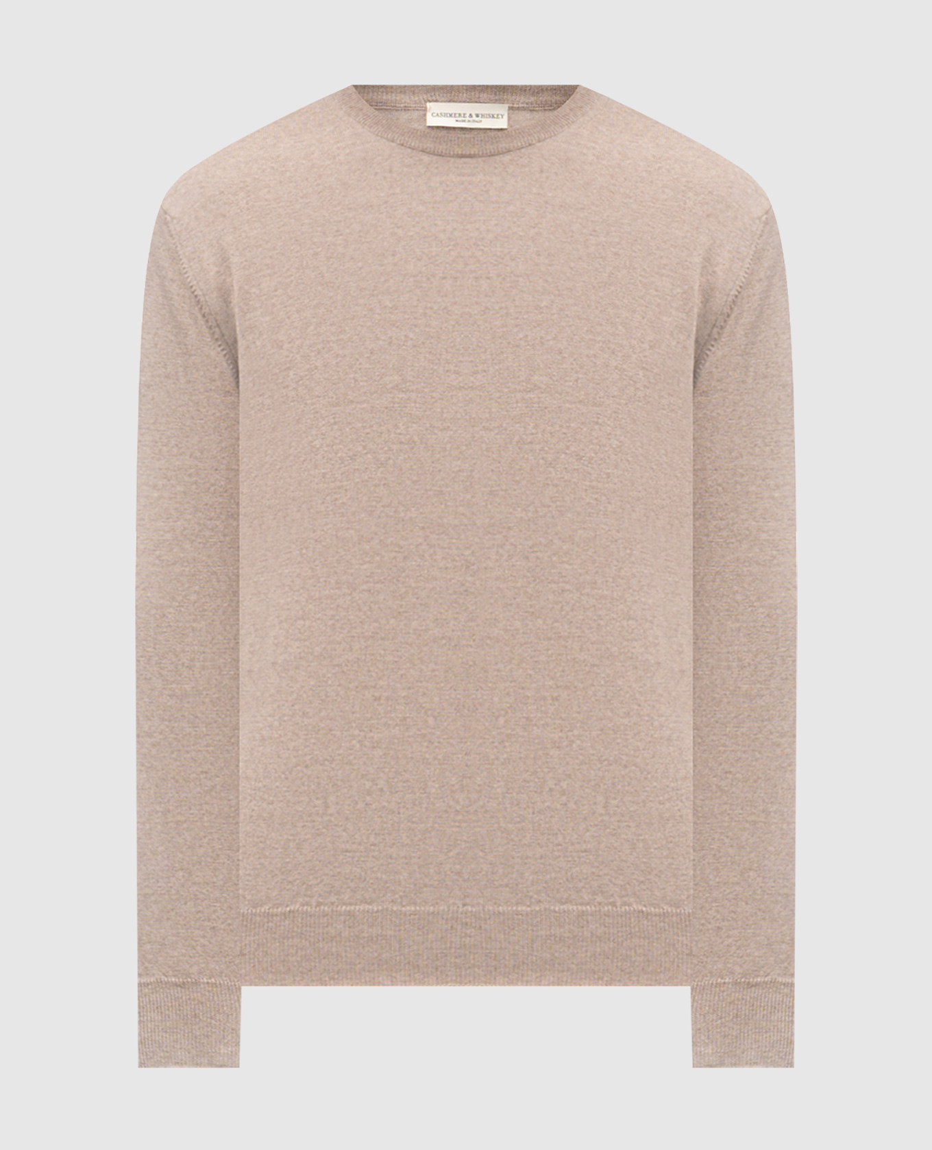 Beige merino wool jumper