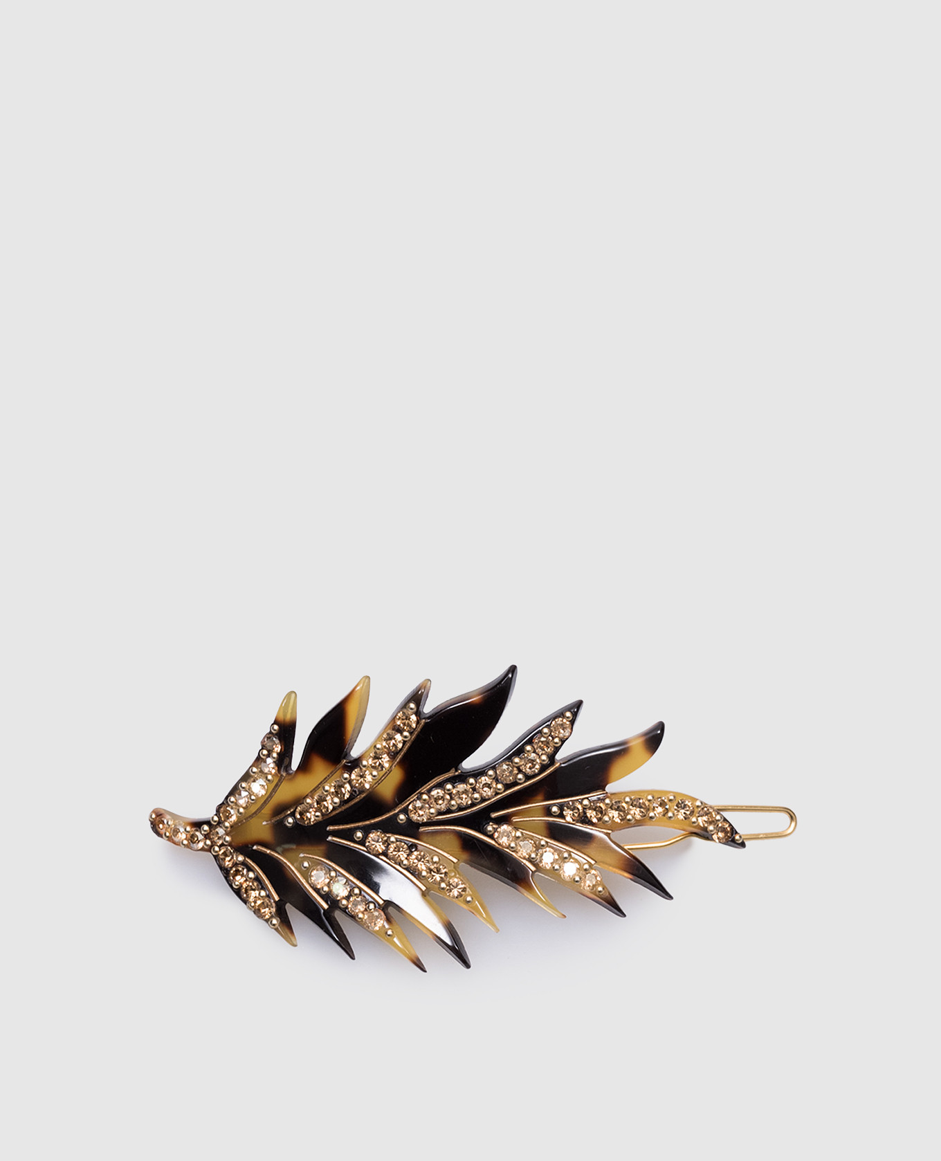 

Brown hair pin with crystals Davidian