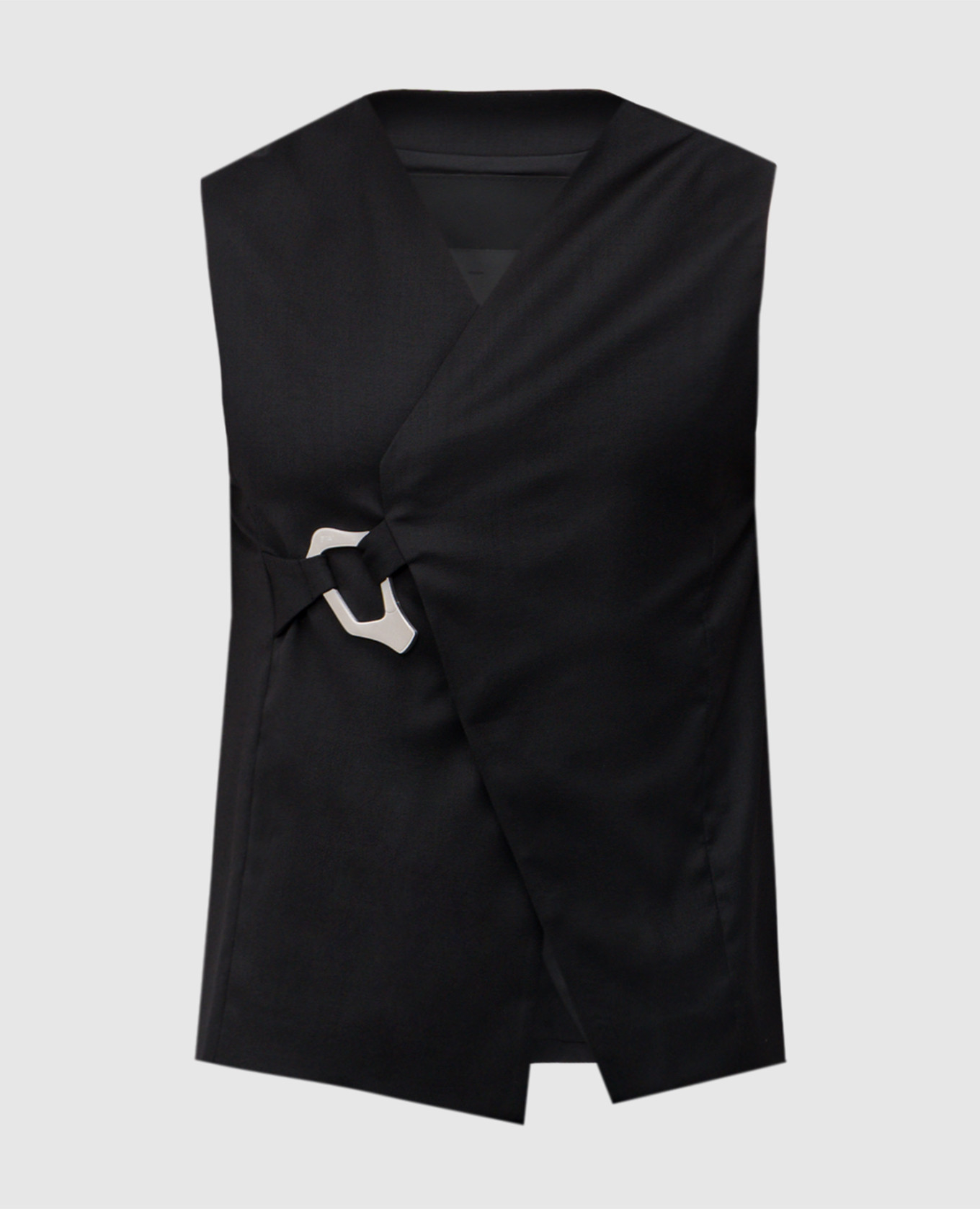 Black Ferro wool vest with a smell Heliot Emil