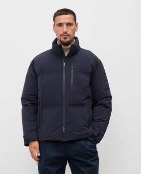 Herno Blue down jacket with logo PI001290U12590SZ