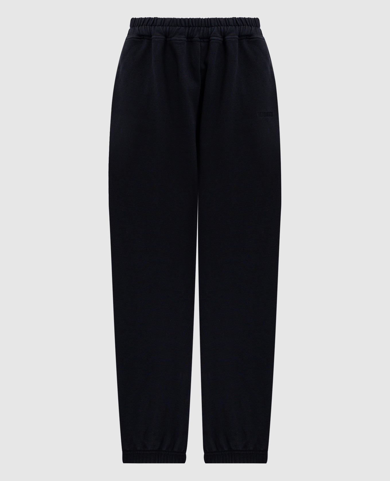 Black joggers with logo embroidery Vetements