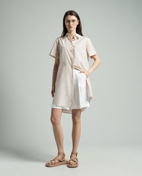 COLOMBO Beige shirt with silk CM00372T0294J0