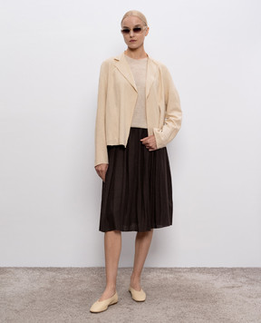 BOBOUTIC Beige made of cashmere, silk and linen 4805