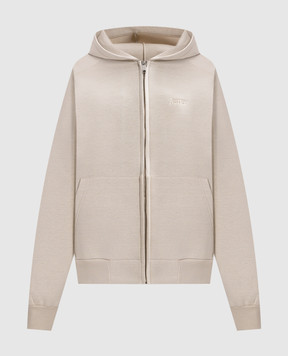 AUTRY Beige sports jacket with embossed logo JAPX33RS