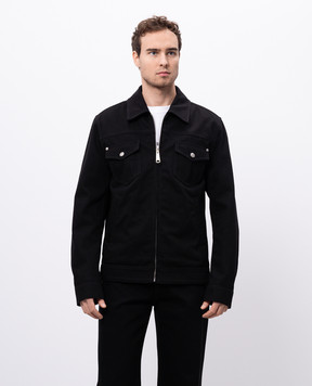 Alexander McQueen Black denim jacket 809778QYAAC