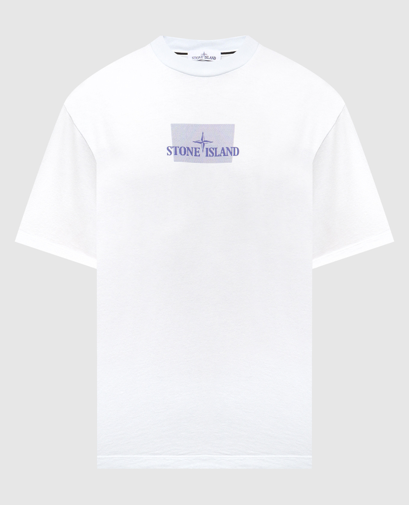 

Grey T-shirt with logo print Stone Island