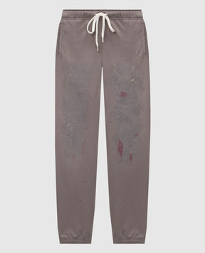 Maison Margiela MM6 Grey joggers with vintage effect SH2KA0029M25013