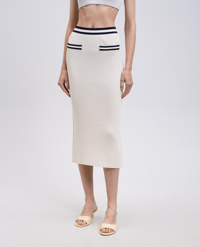 Simkhai Paige beige midi skirt 3253033K