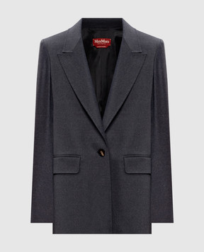 Max Mara BOLSENA gray wool jacket BOLSENA