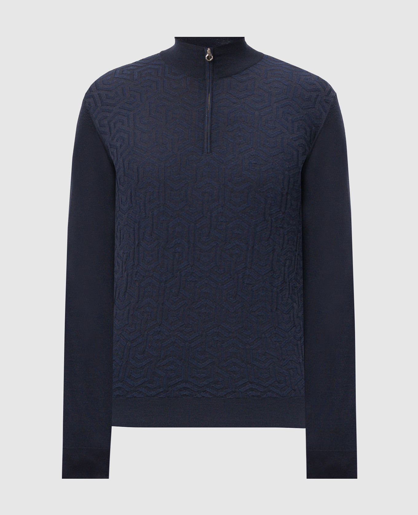 

Blue wool, silk and cashmere jumper Stefano Ricci