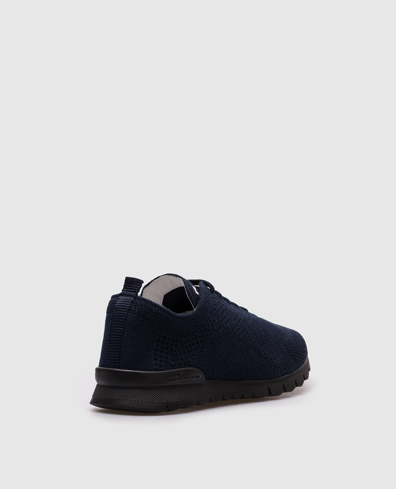 

Blue sneakers with logo Kiton