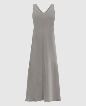 Max Mara FORMOSA green silk dress FORMOSA