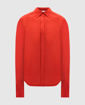 Max Mara Sportmax Red GEMONA silk blouse GEMONA