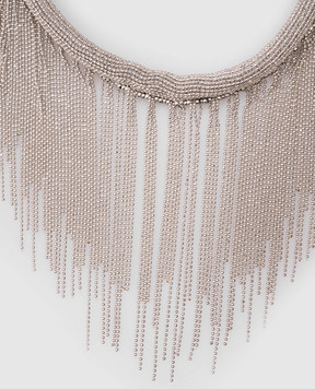 Peserico Silver necklace with monil chains S35443C0CC448
