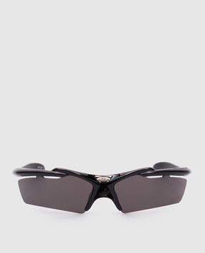 Balenciaga Black Turbo Rectangle Sunglasses 830305T0007m