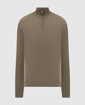 Sease Khaki wool jumper KP042XG065