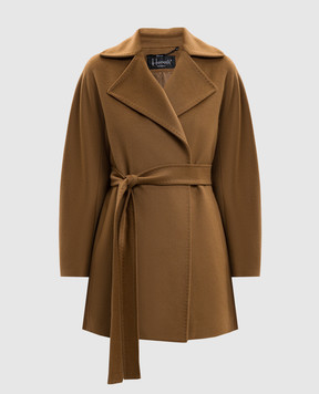 Heresis Brown wool coat M6280G400