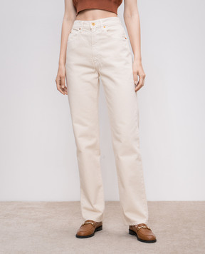 SLVRLAKE London beige jeans LNDJ407PECRU