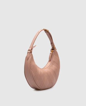Valentino Pink leather hobo bag QUILTIE 67 7W2P0AS3MIC