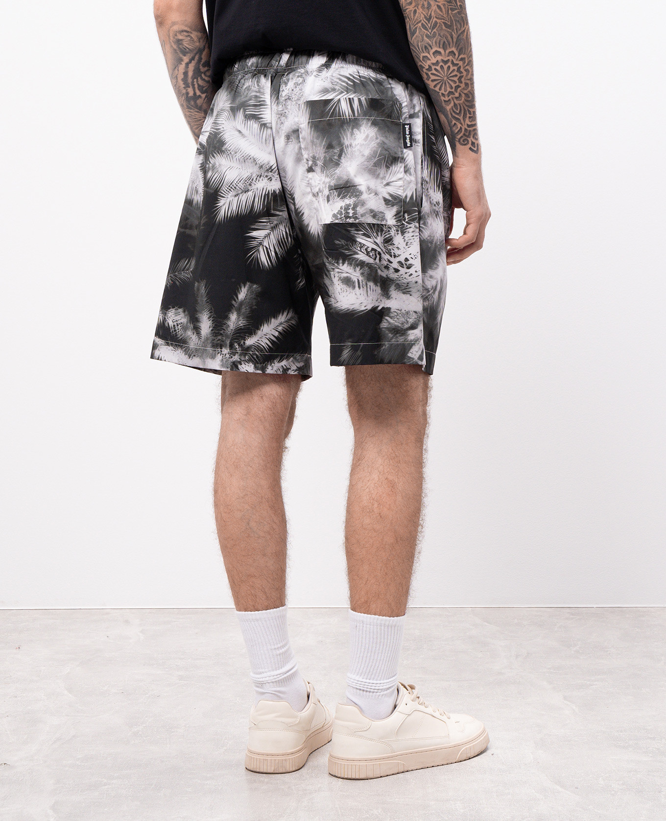

Gray printed shorts Palm Angels, Grey