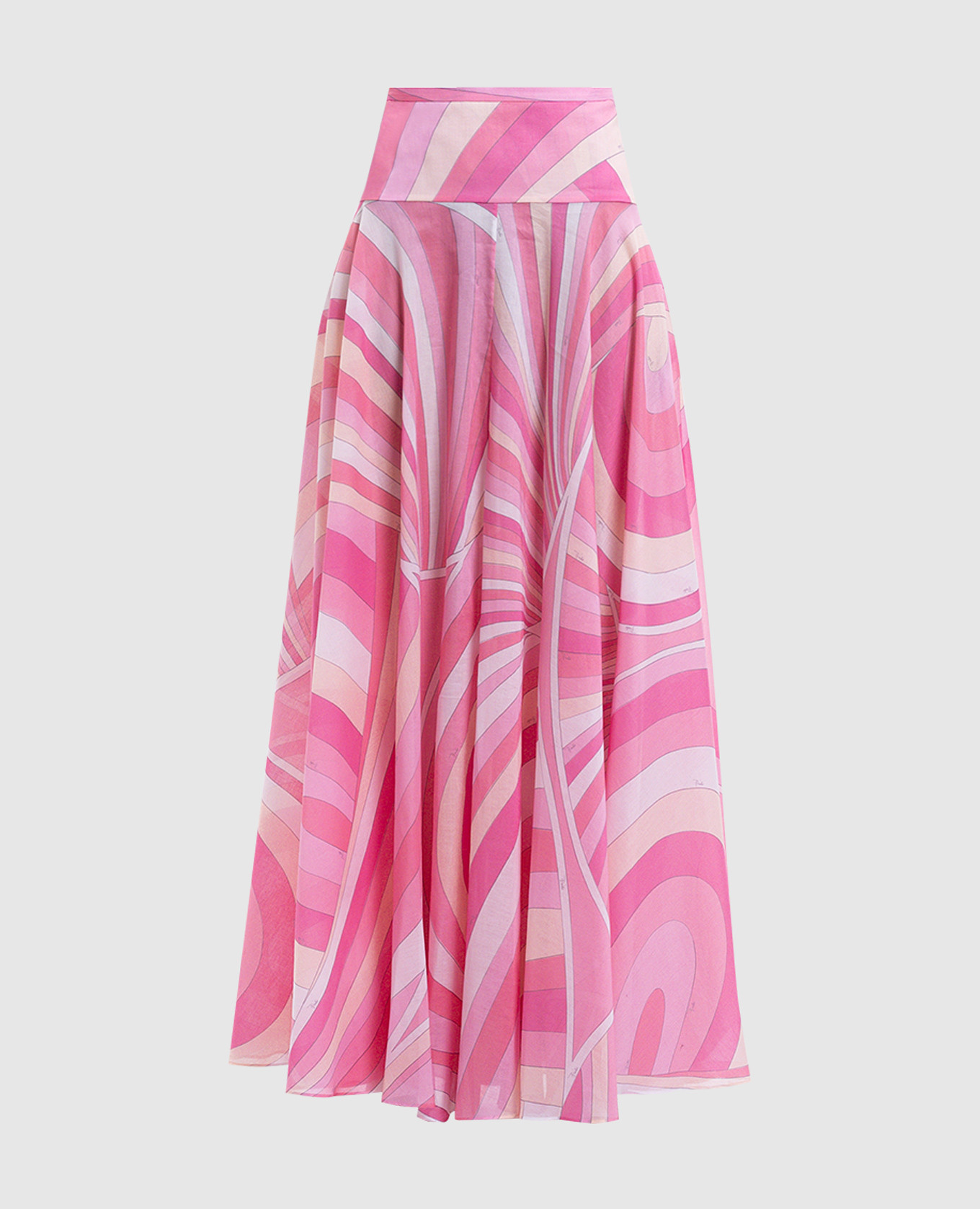 

Pink Iride print maxi skirt PUCCI
