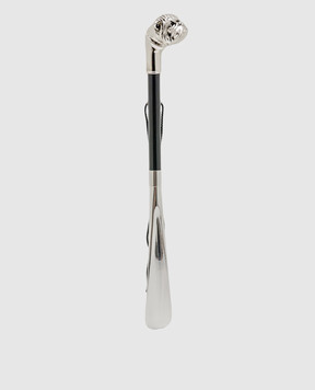 Pasotti Silver horn with a handle in the shape of a bulldog head PFPEXXK61