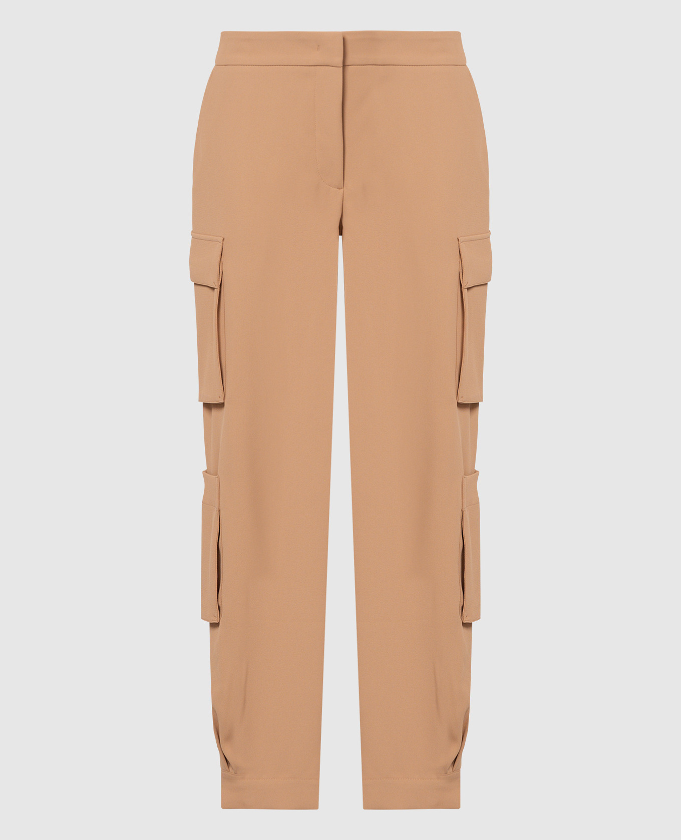 Brown cargo with logo Twinset