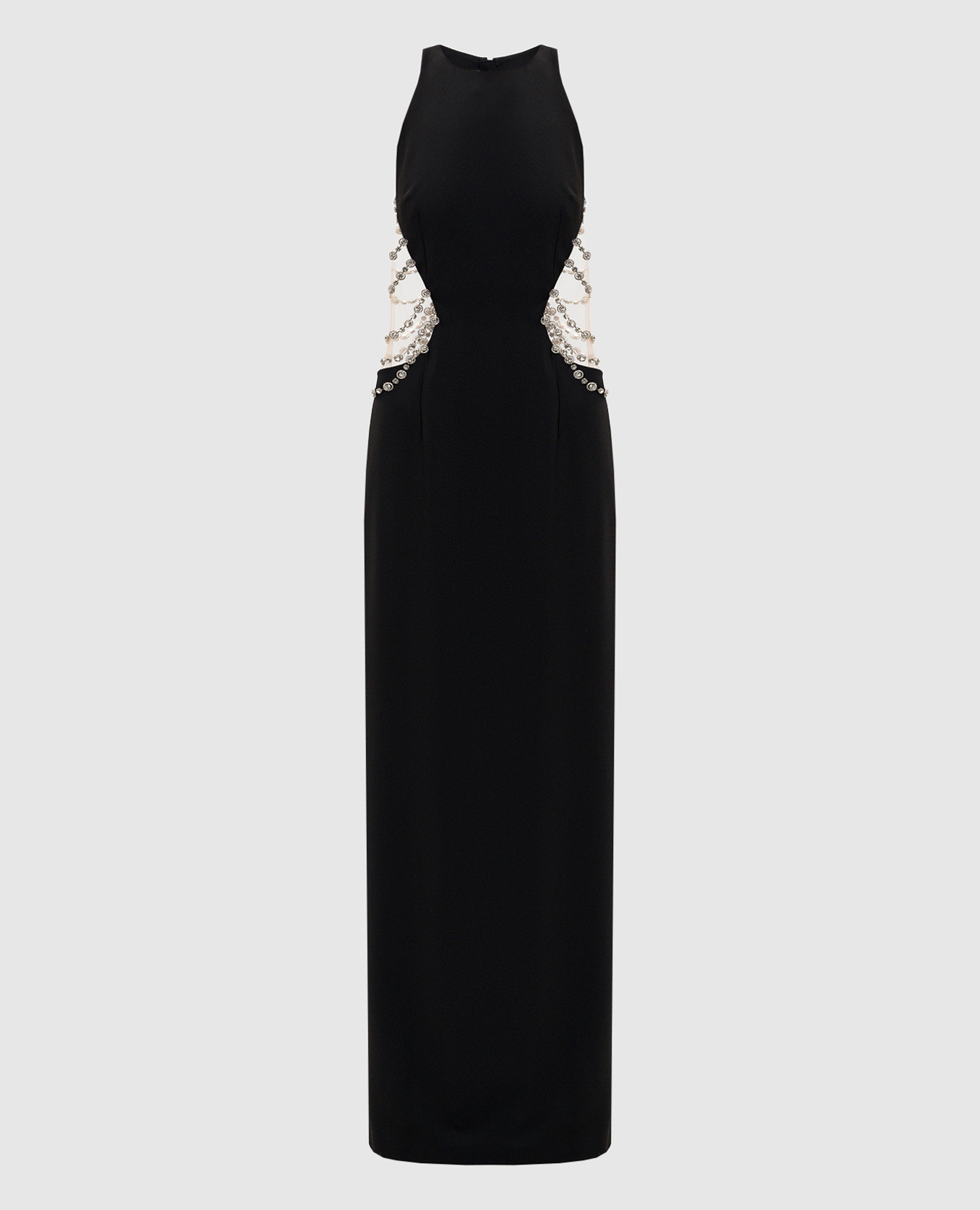 

Black maxi dress with crystals Nissa