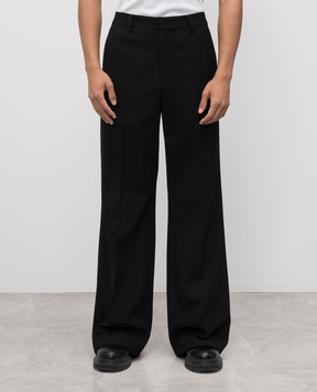 Juun.j Black flared pants with wool JC5821P235