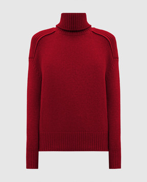 Babe Pay Pls Red cashmere sweater MD9871303341R