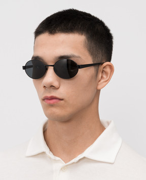 Saint Laurent Black sunglasses with logo 779851Y9902