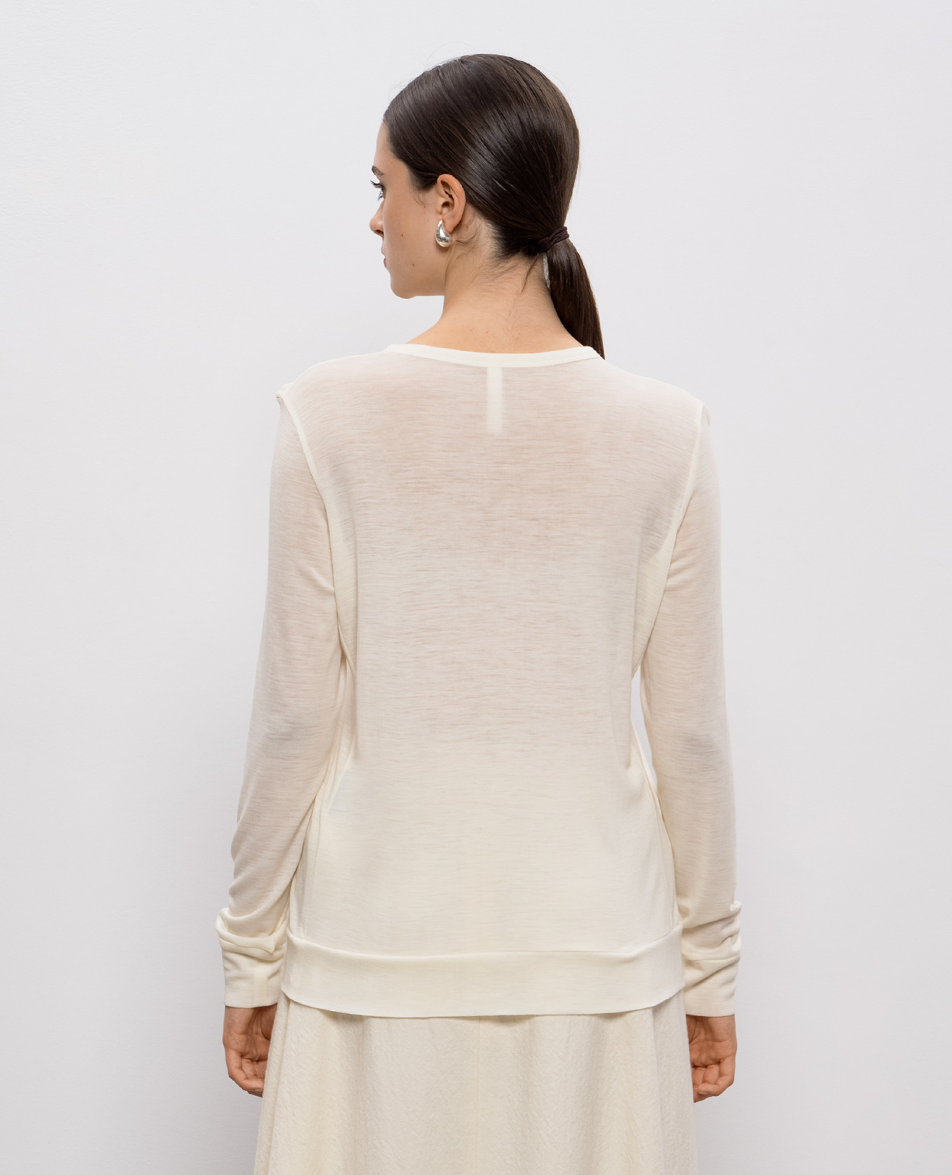 White wool longsleeve Intoca 4