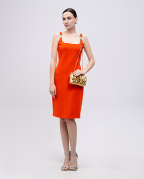Versace Orange sheath dress 10164101A12825