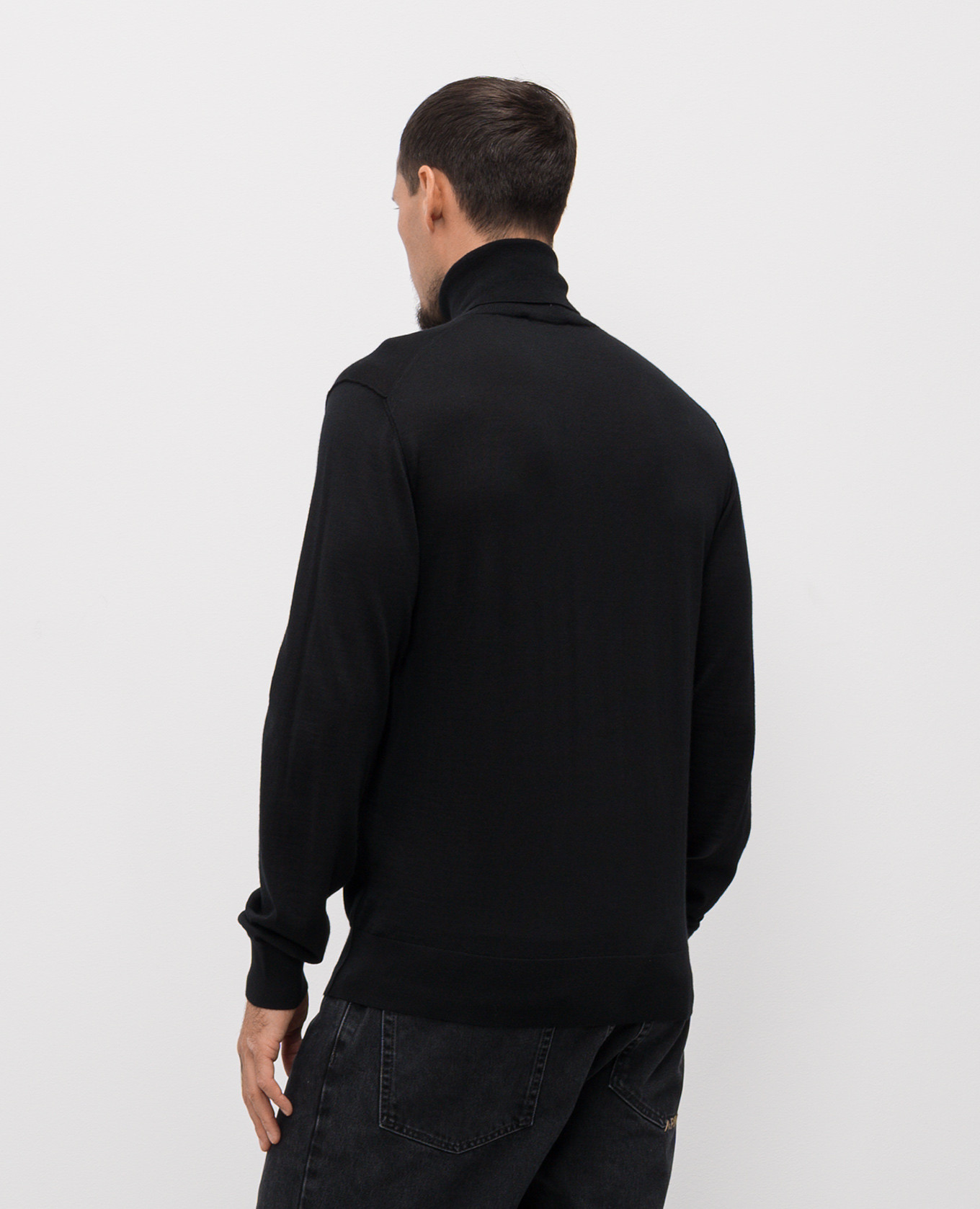 Black cashmere turtleneck Dolce&Gabbana 4